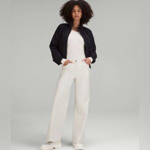 Lululemon City Sleek 5 Pocket High-Rise Wide-Leg Pant Full Length size 25